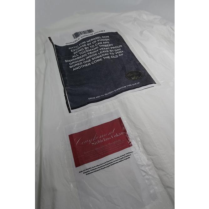 SALE60%OFF/nude:masahiko maruyama ・ヌード:マサヒコマルヤマ/LONG SHIRT COAT WITH MULTI PATCHES (POSTER PRINT)/Off White | nude:masahiko maruyama | 12