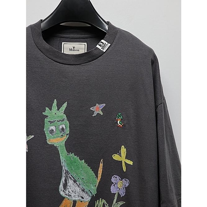Maison MIHARA YASUHIRO・LEON KIDS DOODLE TEE/BLACK | MAISON MIHARA YASUHIRO | 01