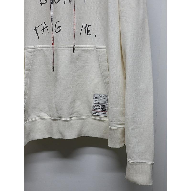 Maison MIHARA YASUHIRO・メゾン ミハラヤスヒロ/French Terry DON'T TAG ME. SWEAT HOODIE/WHITE | MAISON MIHARA YASUHIRO | 02