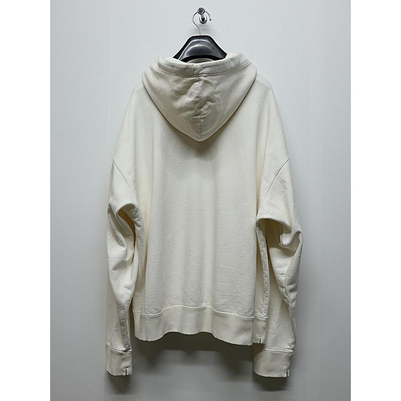 Maison MIHARA YASUHIRO・メゾン ミハラヤスヒロ/French Terry DON'T TAG ME. SWEAT HOODIE/WHITE | MAISON MIHARA YASUHIRO | 05