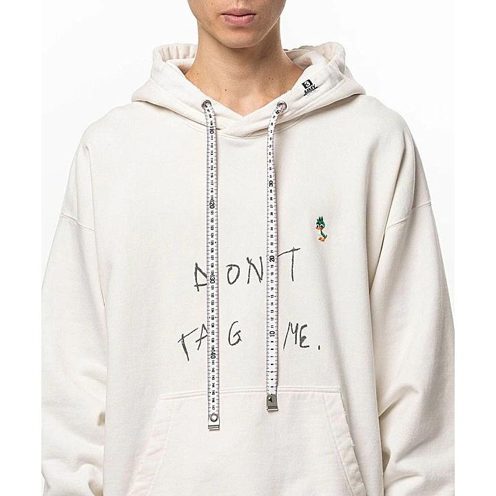 Maison MIHARA YASUHIRO・メゾン ミハラヤスヒロ/French Terry DON'T TAG ME. SWEAT HOODIE/WHITE | MAISON MIHARA YASUHIRO | 06