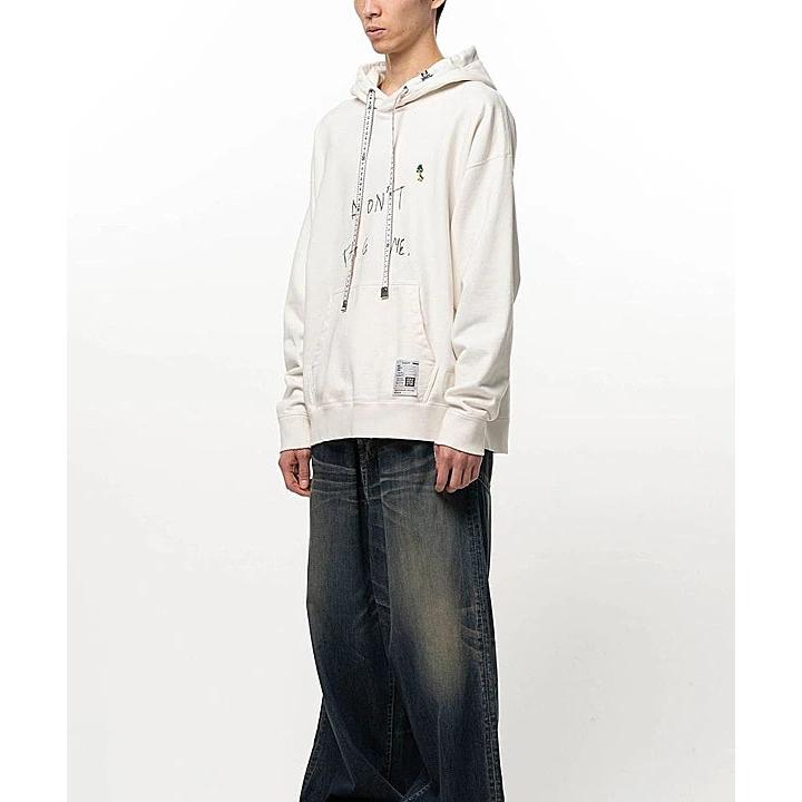 Maison MIHARA YASUHIRO・メゾン ミハラヤスヒロ/French Terry DON'T TAG ME. SWEAT HOODIE/WHITE | MAISON MIHARA YASUHIRO | 07