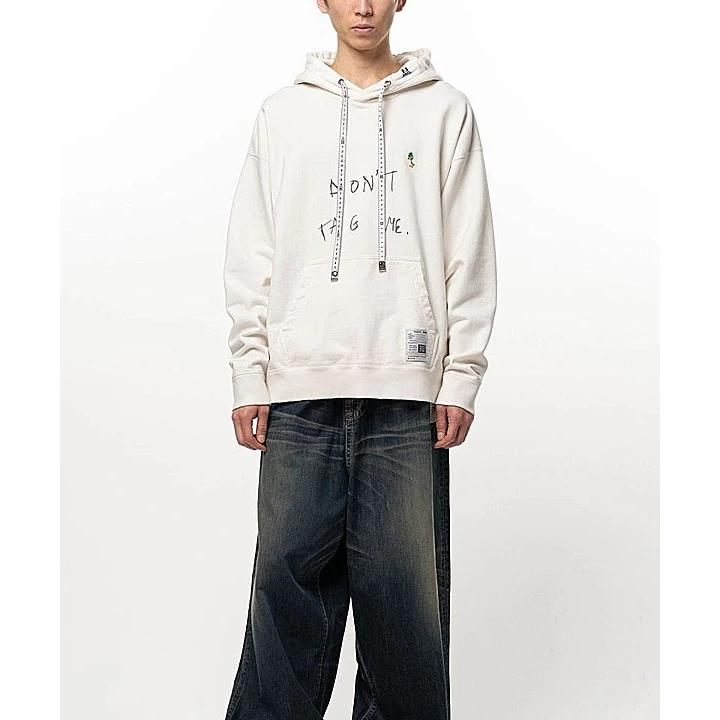 Maison MIHARA YASUHIRO・メゾン ミハラヤスヒロ/French Terry DON'T TAG ME. SWEAT HOODIE/WHITE | MAISON MIHARA YASUHIRO | 09