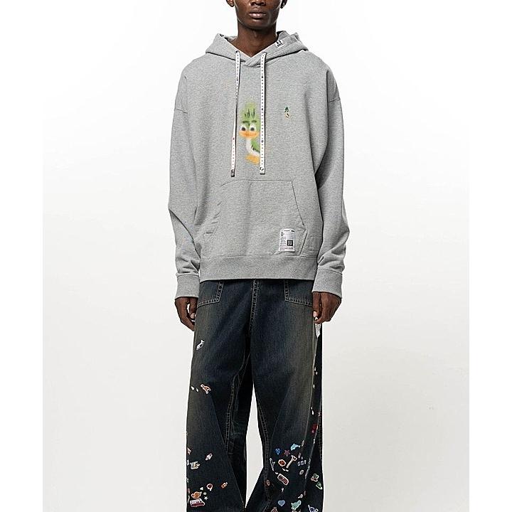 Maison MIHARA YASUHIRO・メゾン ミハラヤスヒロ/French Terry LEON PRINTED SWEAT HOODIE/GRAY | MAISON MIHARA YASUHIRO | 10