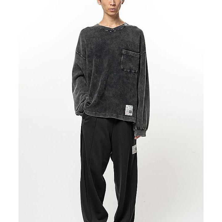 Maison MIHARA YASUHIRO・メゾン ミハラヤスヒロ/BLEACHED LONG SLEEVES T/BLACK | MAISON MIHARA YASUHIRO | 11