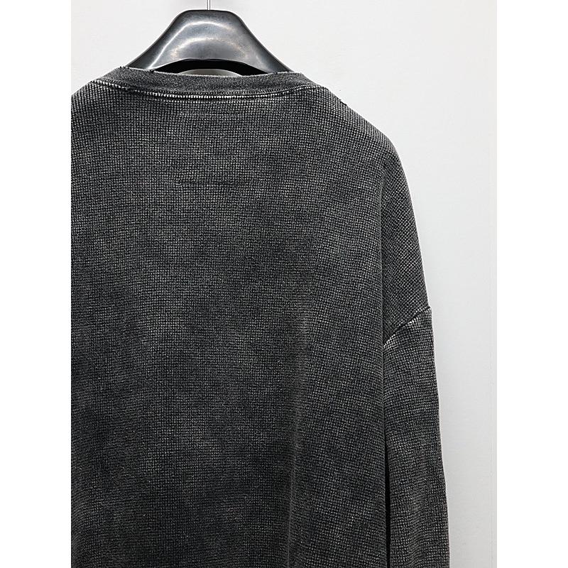 Maison MIHARA YASUHIRO・メゾン ミハラヤスヒロ/BLEACHED LONG SLEEVES T/BLACK | MAISON MIHARA YASUHIRO | 03