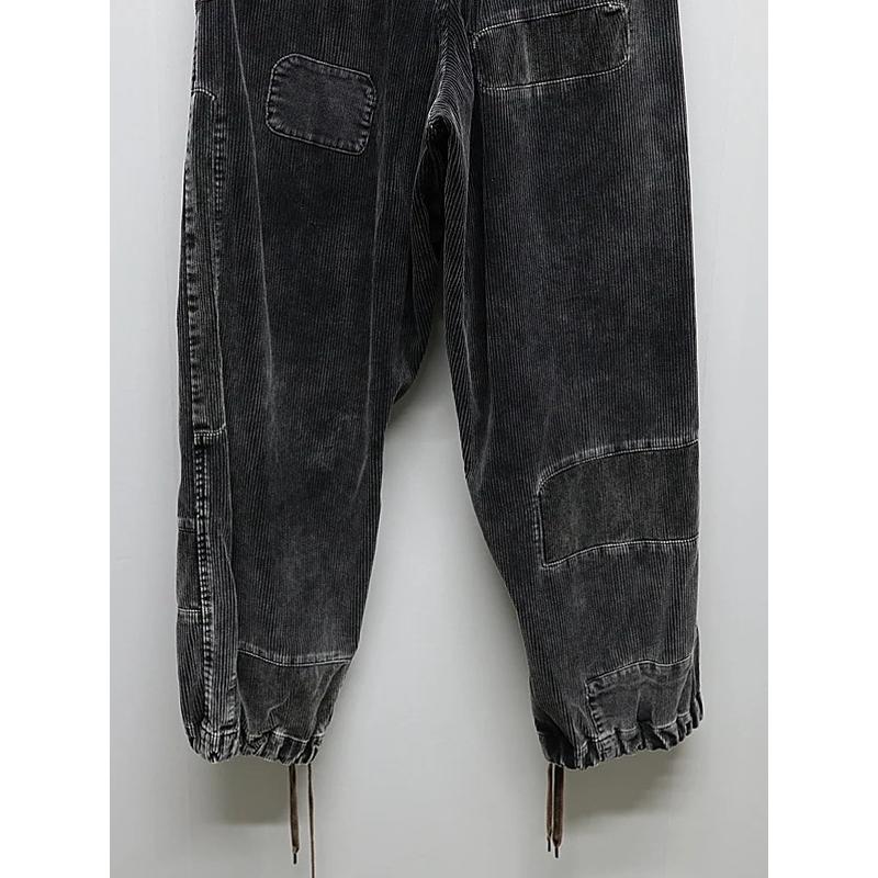 Maison MIHARA YASUHIRO・メゾン ミハラヤスヒロ/COTTON CORDUROY REPAIRED WOVEN SLACKS/BLACK | MAISON MIHARA YASUHIRO | 05