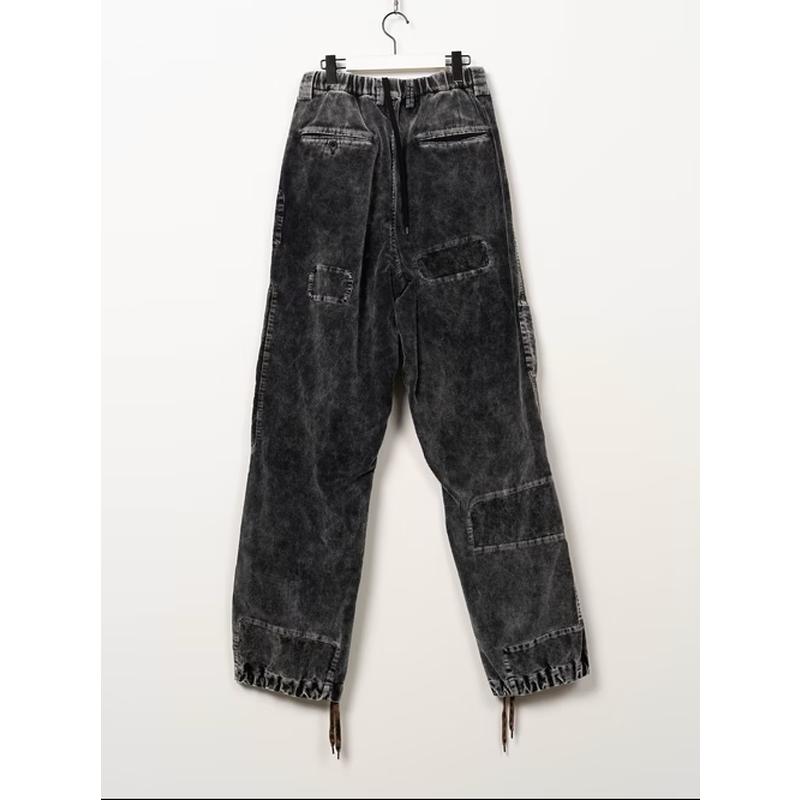 Maison MIHARA YASUHIRO・メゾン ミハラヤスヒロ/COTTON CORDUROY REPAIRED WOVEN SLACKS/BLACK | MAISON MIHARA YASUHIRO | 08