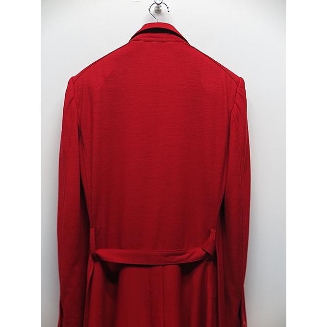 kiryuyrik・キリュウキリュウ/Shrink Wool Jersey Flare Jacket/RED 