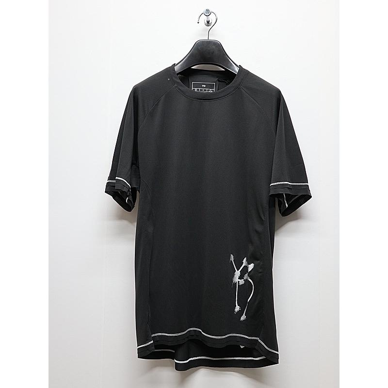 Y-3・ワイスリー/M GFX RUN SS TEE/BLACK | Y-3