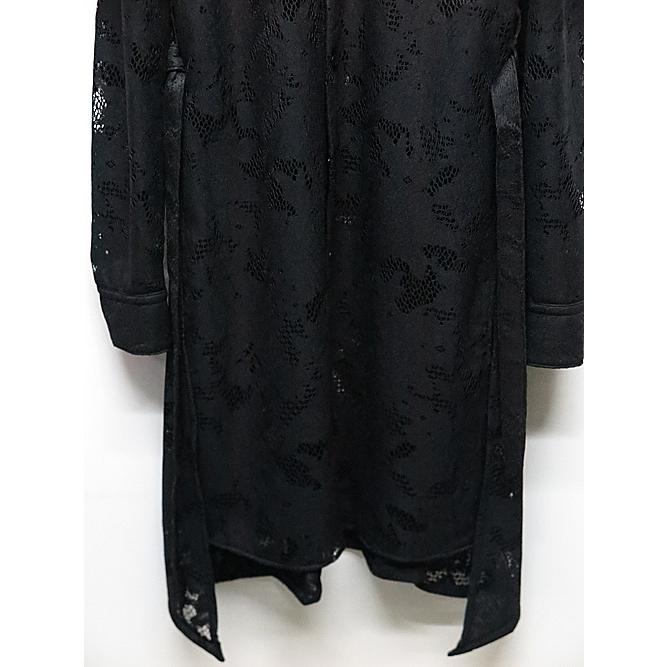 kiryuyrik・キリュウキリュウ/Matte Lace Flare Shirt/Black｜offside｜08