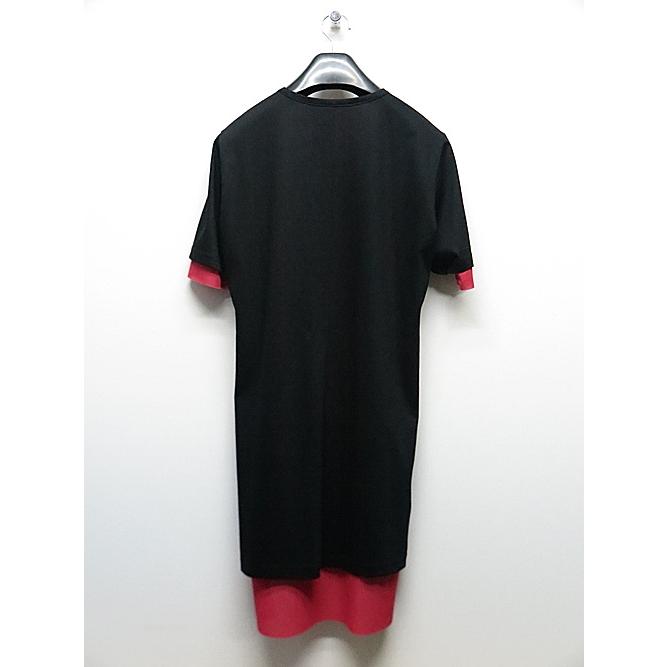 kiryuyrik・キリュウキリュウ/TENJIKU+Lining Layerd T-Shirt/BlackRed｜offside｜11