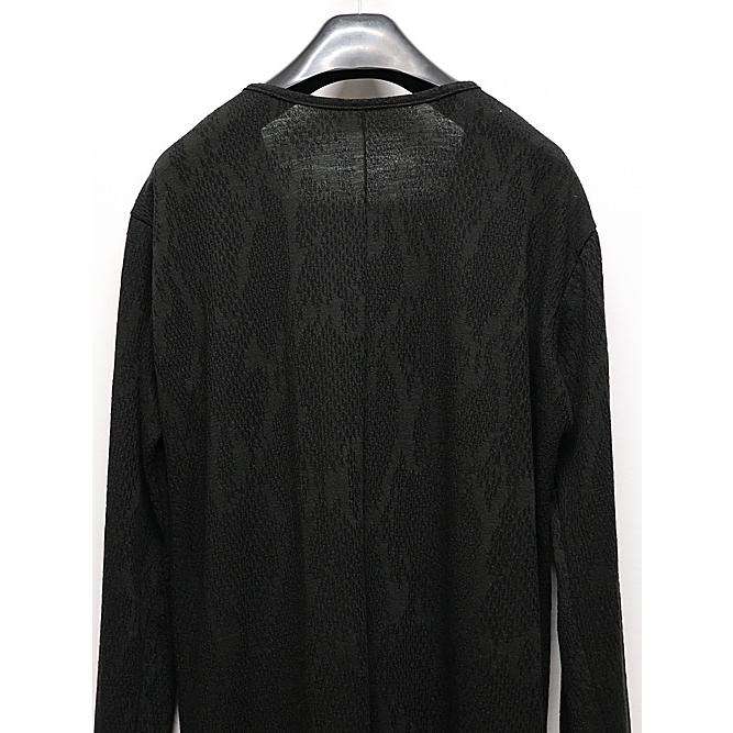 kiryuyrik パイソンジャカードTシャツ　カーディガン　キリュウキリュウ kiryuyrik パイソンジャカードTシャツ カーディガン キリュウキリュウ