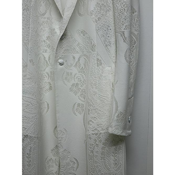 kiryuyrik・キリュウキリュウ/CROSS-Lace Flare Jacket/Whiteの画像