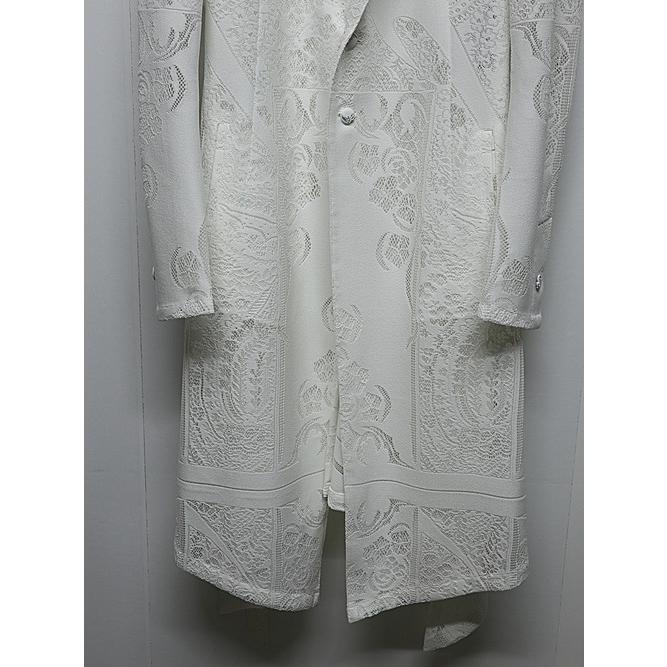 kiryuyrik・キリュウキリュウ/CROSS-Lace Flare Jacket/Whiteの画像