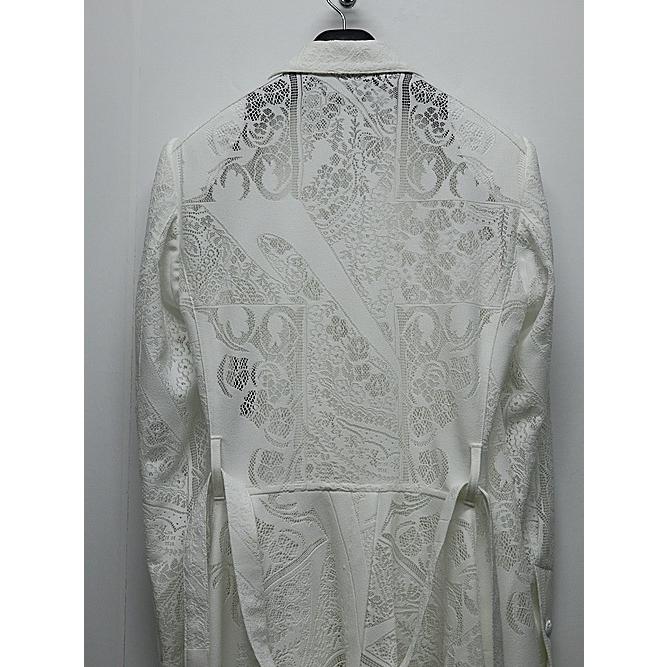 kiryuyrik・キリュウキリュウ/CROSS-Lace Flare Jacket/Whiteの画像