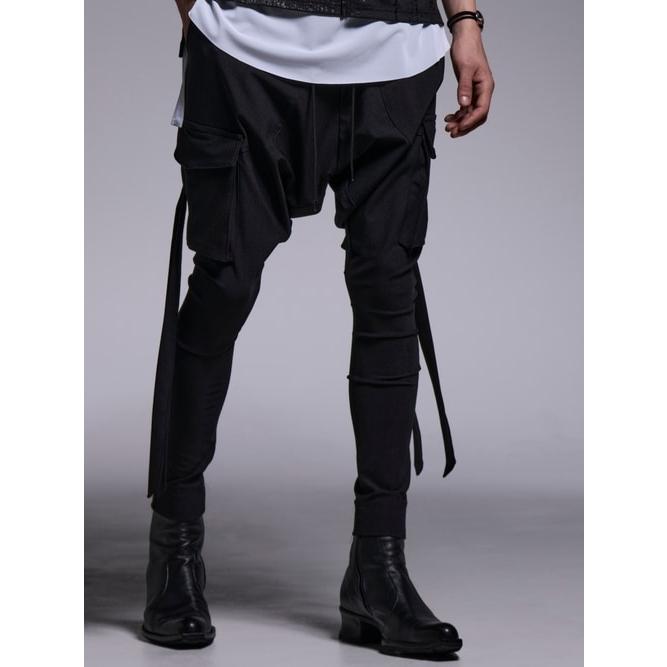 キリュウキリュウ　KQ-HP27-600 Saruel Cargo Pants kiryuyrik（キリュウキリュウ） /High Tension Jersey Saruel Pants