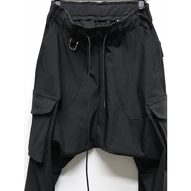 キリュウキリュウ　KQ-HP27-600 Saruel Cargo Pants kiryuyrik（キリュウキリュウ） /High Tension Jersey Saruel Pants