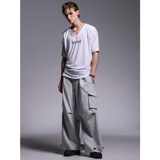 kiryuyrik（キリュウキリュウ） /Denim Cargo Pants/Gray : OFFSIDE
