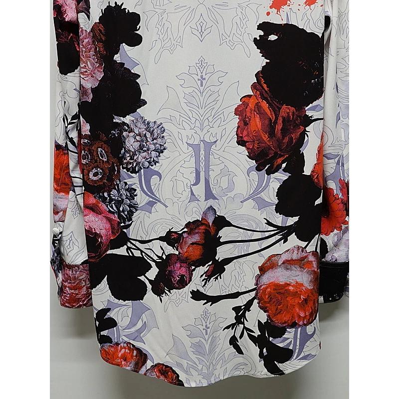 (予約品）10月末〜11月入荷予定/kiryuyrik・キリュウキリュウ/Goth Flora Shirt/Whiteの画像