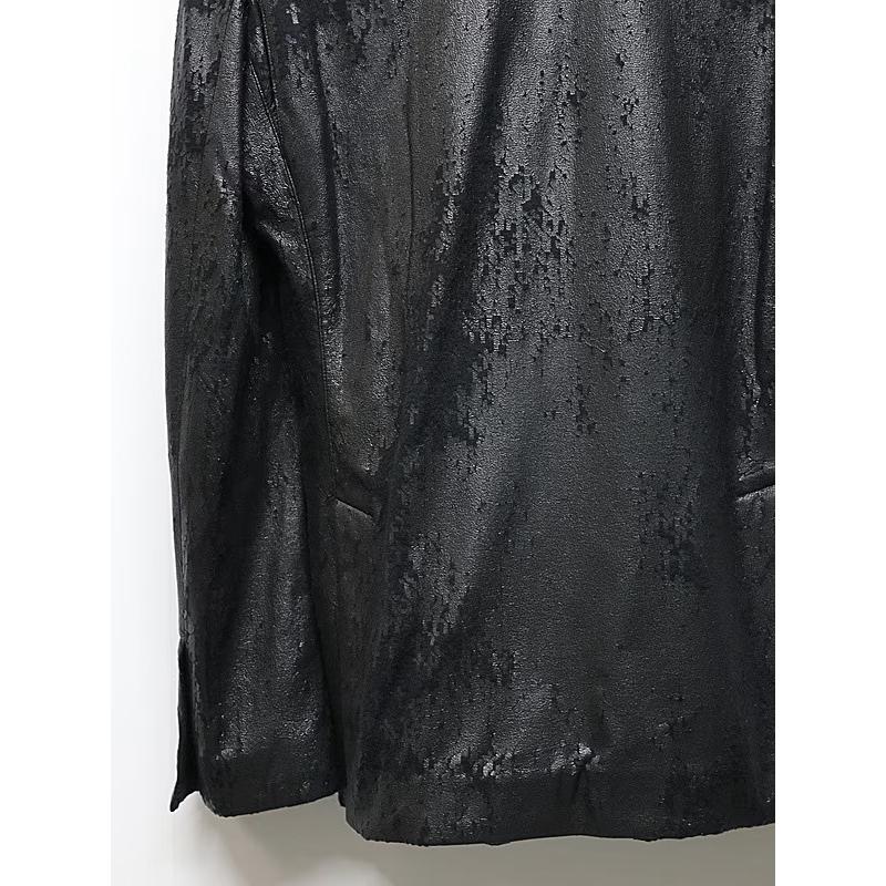 (予約品）11月末〜12月入荷予定/kiryuyrik・キリュウキリュウ/Cross Dot Fleece Peaked Jacket/Blackの画像