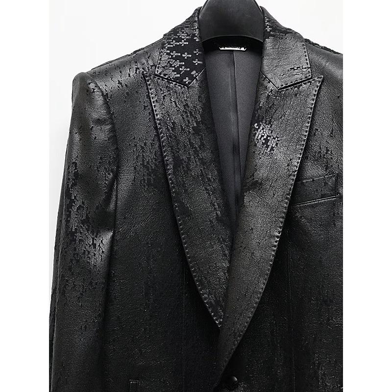(予約品）11月末〜12月入荷予定/kiryuyrik・キリュウキリュウ/Cross Dot Fleece Peaked Jacket/Blackの画像