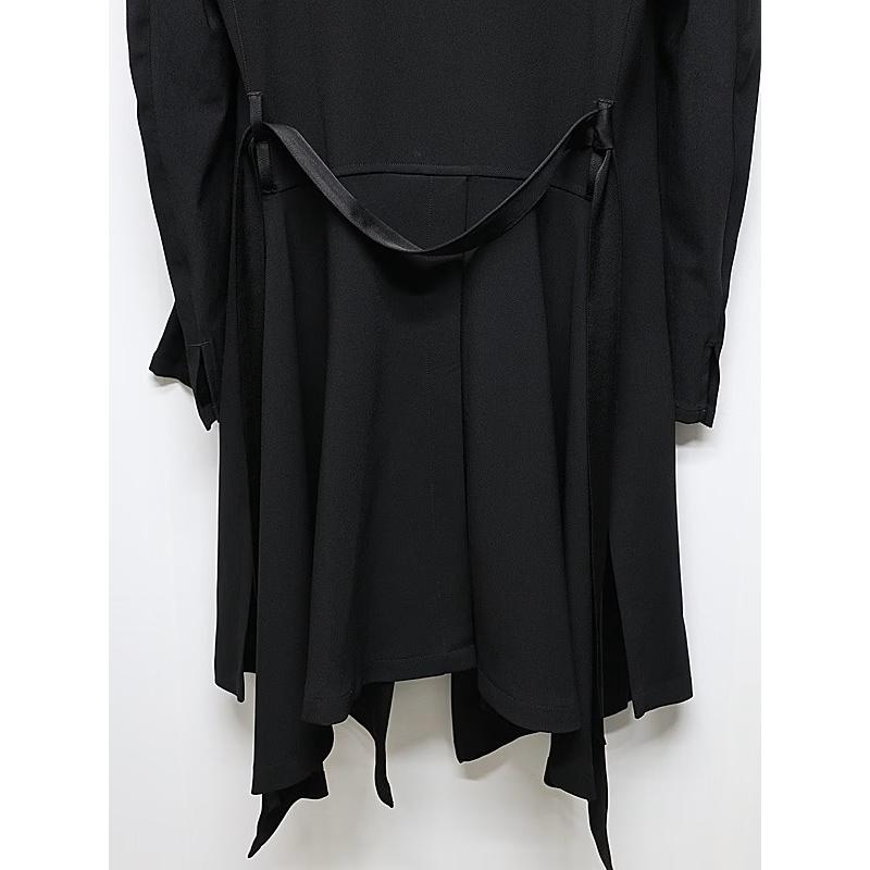 (予約品）8月末〜9月入荷予定/kiryuyrik・キリュウキリュウ/Back Satin Goth JacketII/Blackの画像