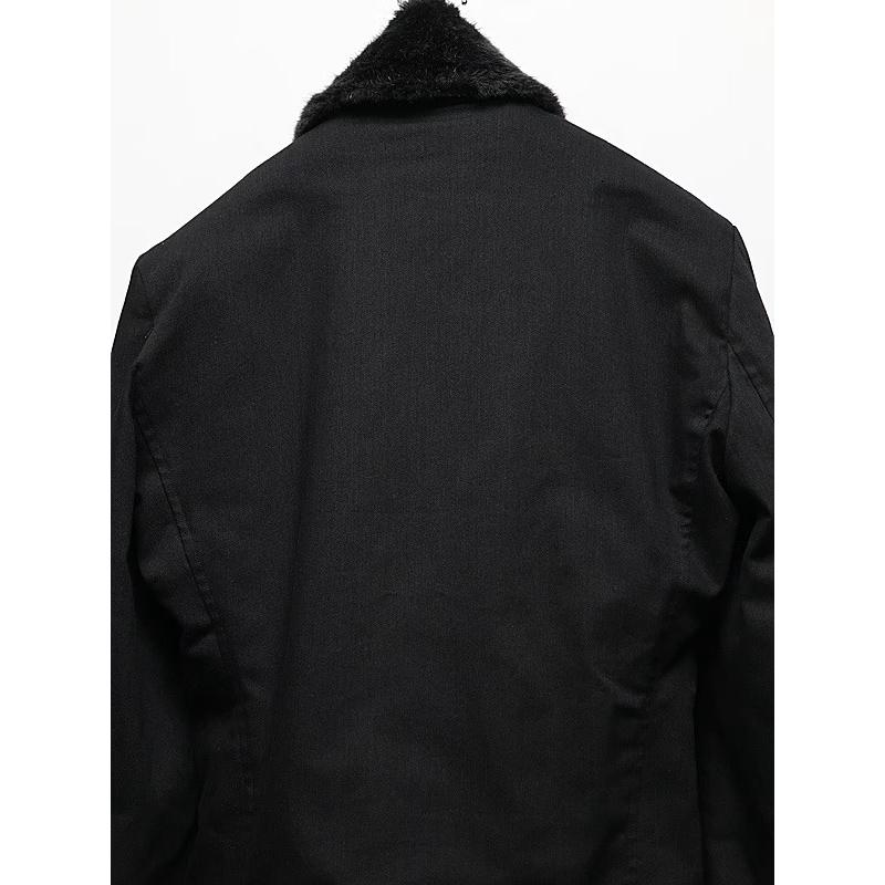 (予約品）10月末〜11月入荷予定/kiryuyrik・キリュウキリュウ/Denim Napoleon Blouson/Blackの画像