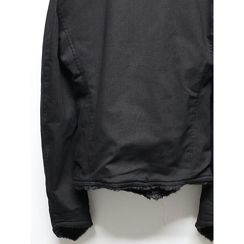 (予約品）10月末〜11月入荷予定/kiryuyrik・キリュウキリュウ/Denim Napoleon Blouson/Blackの画像