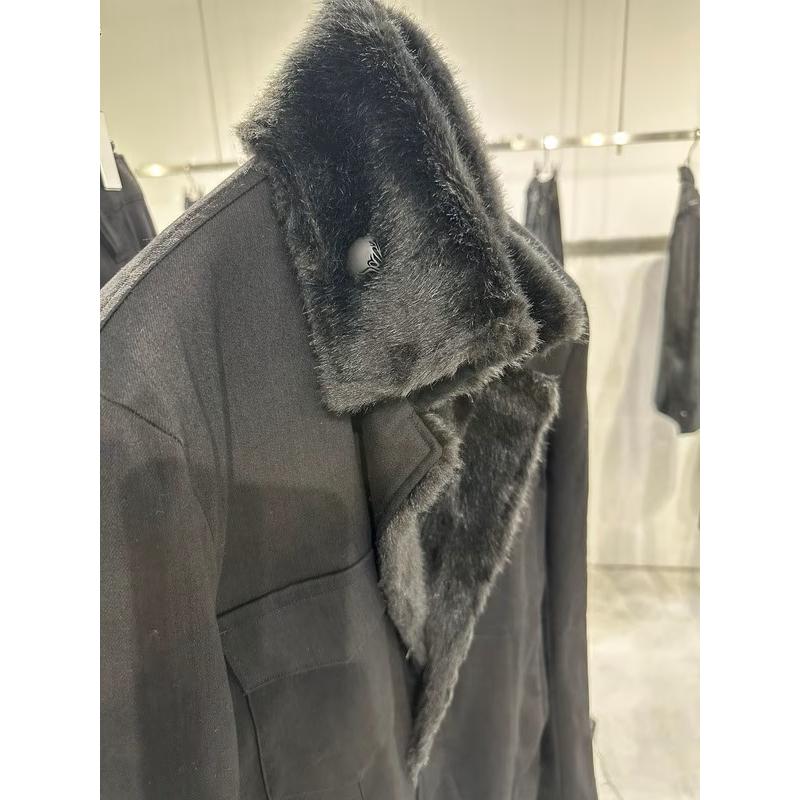 (予約品）10月末〜11月入荷予定/kiryuyrik・キリュウキリュウ/Denim Napoleon Blouson/Blackの画像
