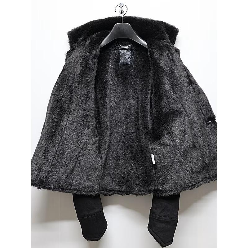 (予約品）10月末〜11月入荷予定/kiryuyrik・キリュウキリュウ/Denim Napoleon Blouson/Blackの画像