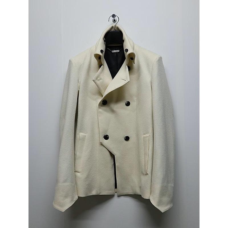 (予約品）11月末〜12月入荷予定/kiryuyrik・キリュウキリュウ/Beaver Napoleon Jacket/Whiteの画像