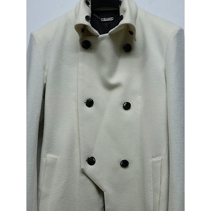 (予約品）11月末〜12月入荷予定/kiryuyrik・キリュウキリュウ/Beaver Napoleon Jacket/Whiteの画像