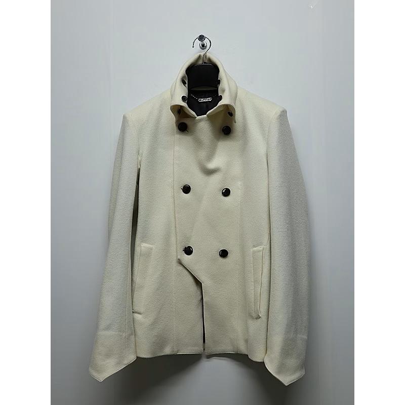 (予約品）11月末〜12月入荷予定/kiryuyrik・キリュウキリュウ/Beaver Napoleon Jacket/Whiteの画像