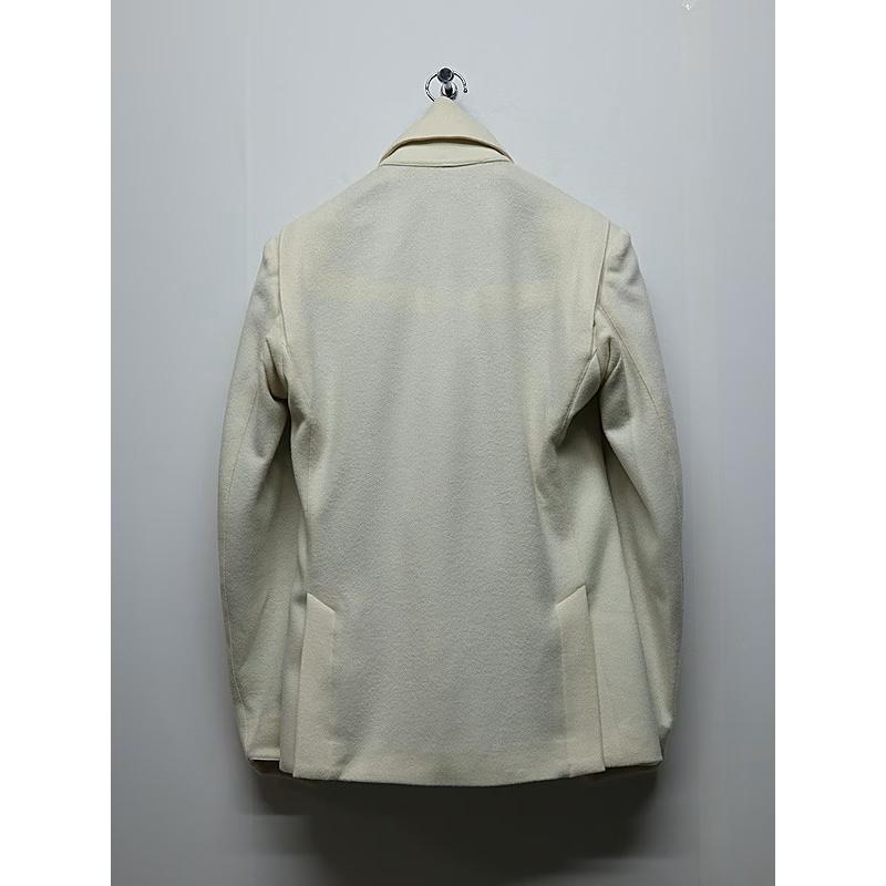 (予約品）11月末〜12月入荷予定/kiryuyrik・キリュウキリュウ/Beaver Napoleon Jacket/Whiteの画像