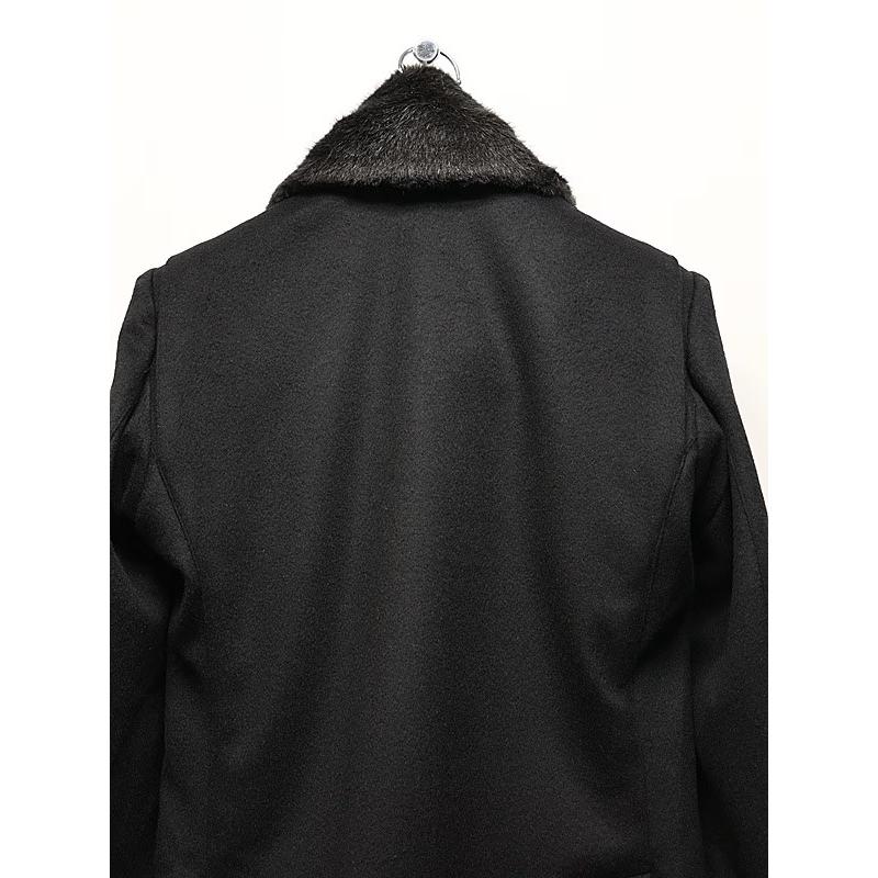 (予約品）11月末〜12月入荷予定/kiryuyrik・キリュウキリュウ/Beaver Fur Napoleon Jacket/Blackの画像