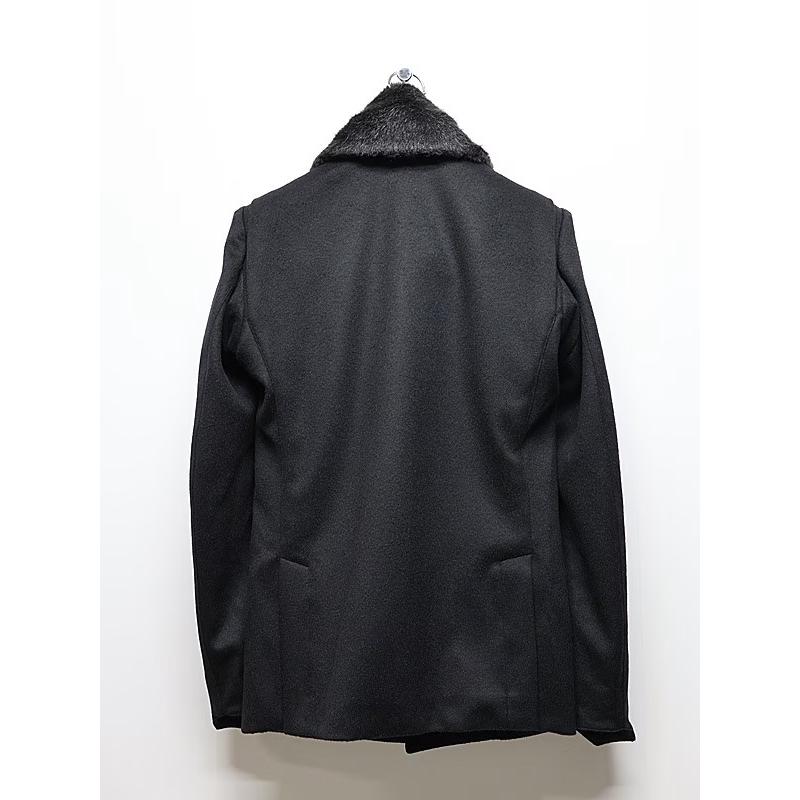 (予約品）11月末〜12月入荷予定/kiryuyrik・キリュウキリュウ/Beaver Fur Napoleon Jacket/Blackの画像