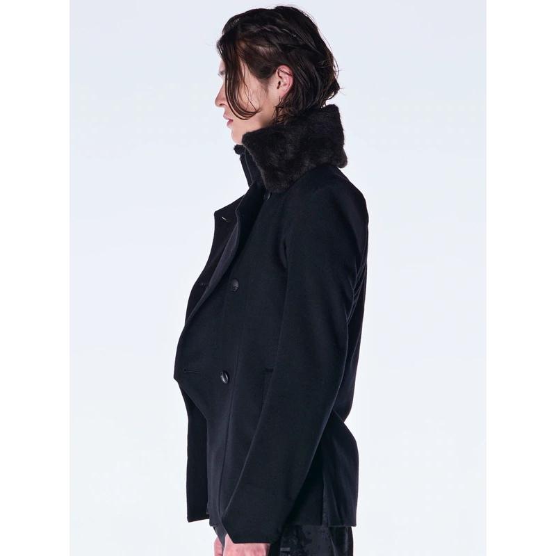 (予約品）11月末〜12月入荷予定/kiryuyrik・キリュウキリュウ/Beaver Fur Napoleon Jacket/Blackの画像