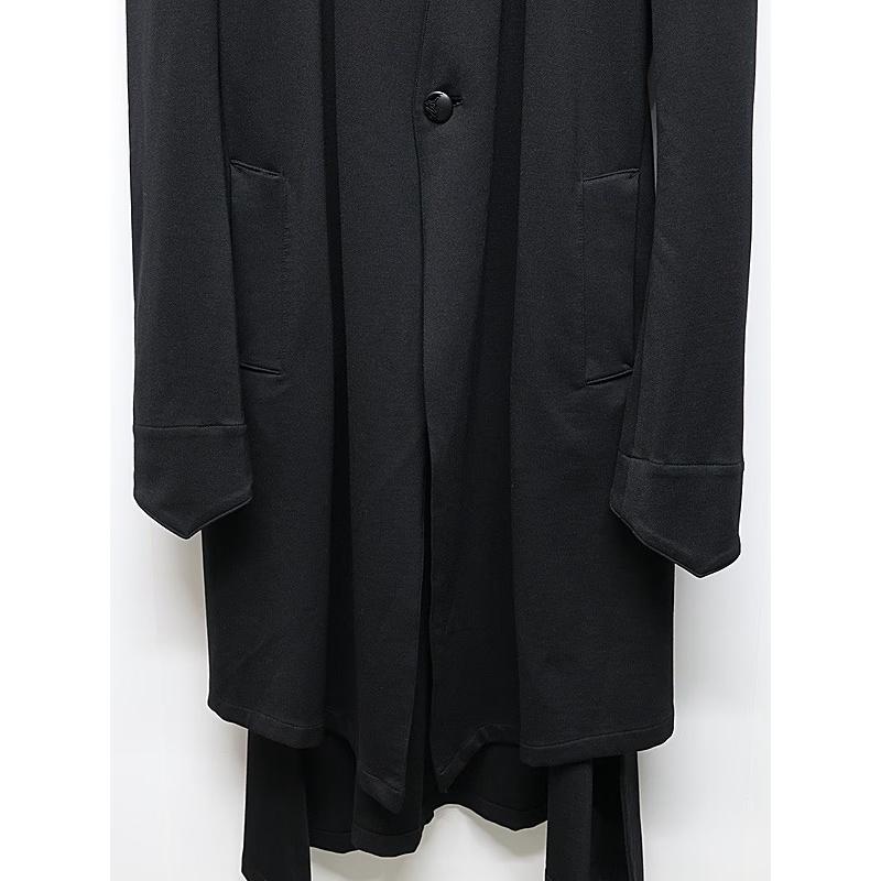 (予約品）8月末〜9月入荷予定/kiryuyrik・キリュウキリュウ/Mockroady No Collar Flare Jacket/Blackの画像