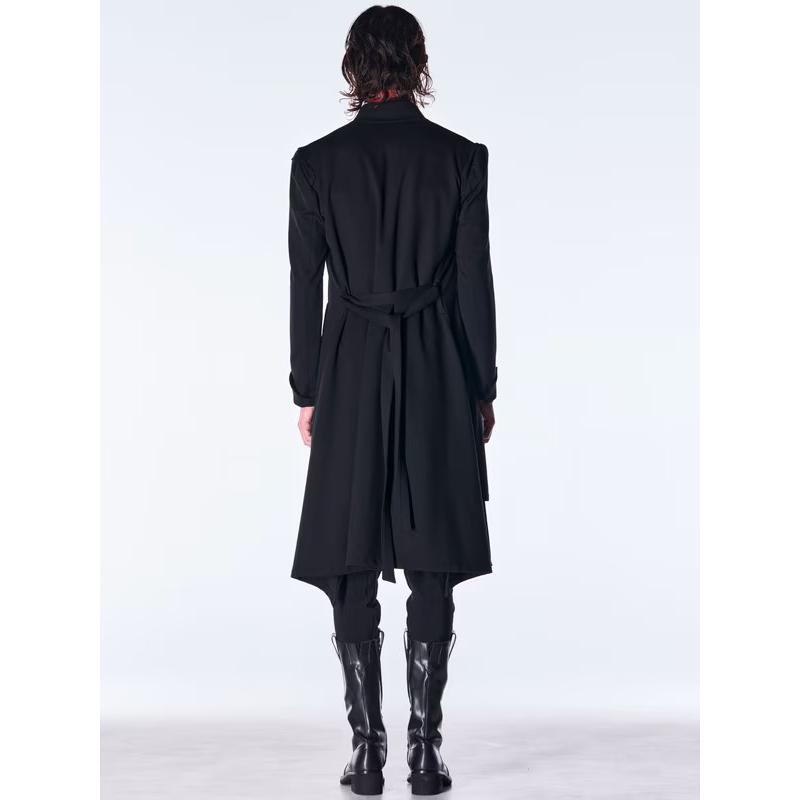 (予約品）8月末〜9月入荷予定/kiryuyrik・キリュウキリュウ/Mockroady No Collar Flare Jacket/Blackの画像
