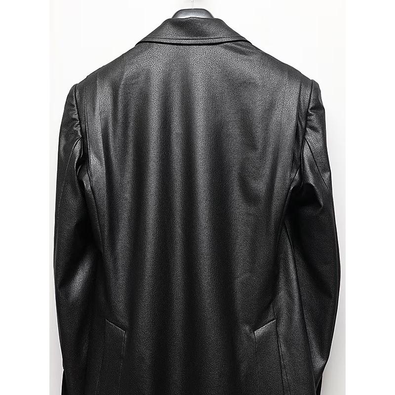 (予約品）10月末〜11月入荷予定/kiryuyrik・キリュウキリュウ/Emboss Silley Jersey Layerd Jacket/Blackの画像