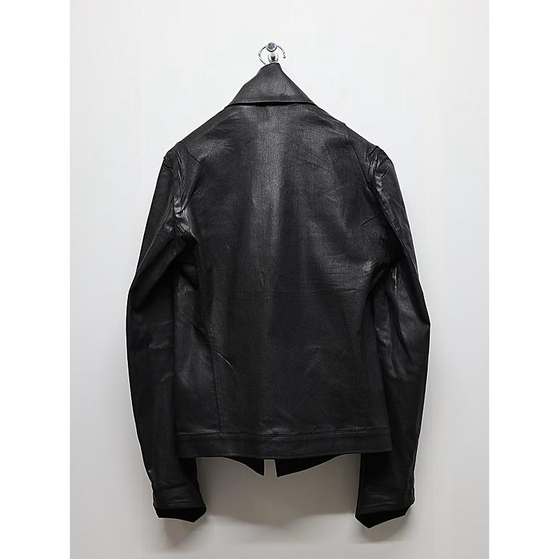(予約品）11月末〜12月入荷予定/kiryuyrik・キリュウキリュウ/Denim Napoleon Blouson/Blackの画像