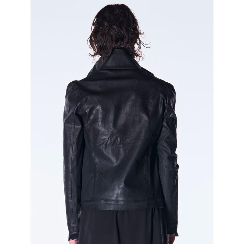 (予約品）11月末〜12月入荷予定/kiryuyrik・キリュウキリュウ/Denim Napoleon Blouson/Blackの画像
