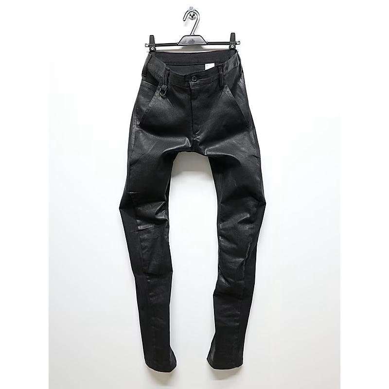 (予約品）11月末〜12月入荷予定/kiryuyrik・キリュウキリュウ/Denim Curve Pants/Blackの画像