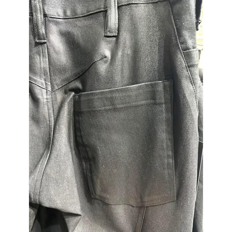 (予約品）11月末〜12月入荷予定/kiryuyrik・キリュウキリュウ/High Tension Jersey Saruel Pants/Blackの画像