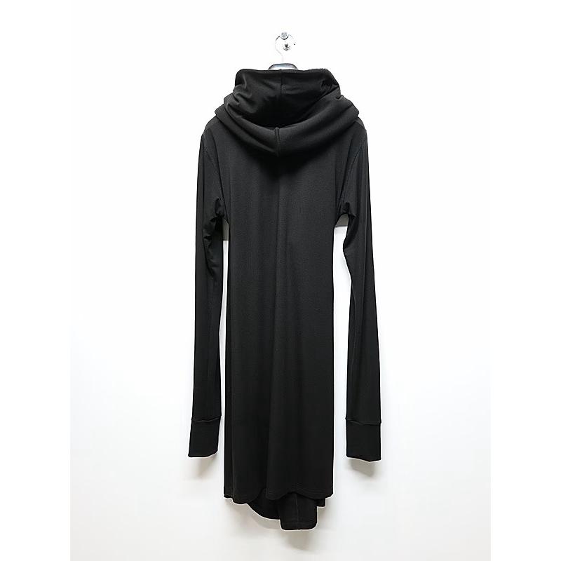 (予約品）10月末〜11月入荷予定/kiryuyrik・キリュウキリュウ/Heat Tech BEATENJIKU Wrap Cardigan/Blackの画像
