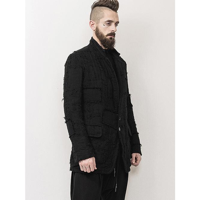 SALE60%OFF/nude:masahiko maruyama ・ヌード:マサヒコマルヤマ/Patched Jacket/Black | nude:masahiko maruyama | 01