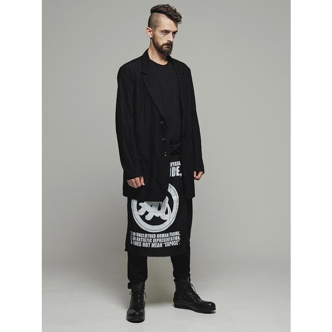 SALE50%OFF/nude:masahiko maruyama ・ヌード:マサヒコマルヤマ/Linen Dobby Shadow Check REVERSIBLE WAIST APRON/Black | nude:masahiko maruyama | 12