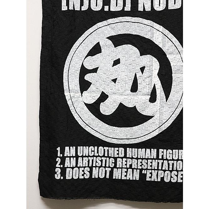 SALE50%OFF/nude:masahiko maruyama ・ヌード:マサヒコマルヤマ/Linen Dobby Shadow Check REVERSIBLE WAIST APRON/Black | nude:masahiko maruyama | 06