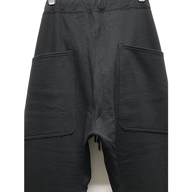 SALE40%OFF/nude:masahiko maruyama ・ヌード:マサヒコマルヤマ/Inlay Stich Heavy Jersey SWEAT PANTS/Black |  | 03